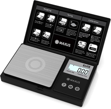 MAXUS Precision Pocket Scale 200G X 0.01G, Digital Gram Scale Small Food/Jewelry - £9.93 GBP