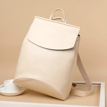 Softback Leather Backpa Student Backpack Bags for Women Designer Bagpack for Tee - £85.55 GBP