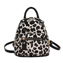 Fashion  Prints Mini Backpack Women Small Cute Rivet Back Pack Travel Teen Girl  - £41.43 GBP