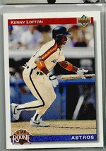 Kenny Lofton 1992 Upper Deck Baseball Card #25 Nrmt Star Rookie - $3.25