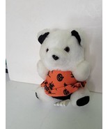 Vintage Plush White Teddy Bear Halloween Outfit Plushie Stuffed Toy Pach... - £15.83 GBP