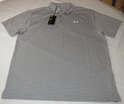 Under Armour UA HeatGear Golf UPF 30 Loose Polo shirt Mens XXL 1253479 g... - £34.37 GBP