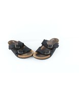 Vtg Birkenstock Mens 7 Womens 9 Distressed Suede Leather Buckle Sandals ... - $67.80 CAD