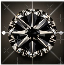 Black Diamond Poster - 33.1&quot; x 33.1&quot; - Semi Gloss - $719.34 MXN