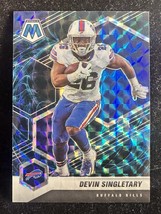 2021 Panini Mosaic DEVIN SINGLETARY Reactive Blue Prizm #30 Buffalo Bills - €8,63 EUR