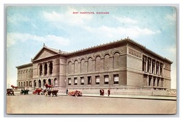 Art Institute Building Street View Chicago Illinois IL UNP DB Postcard Z5 - £3.08 GBP