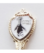 Collector Souvenir Spoon Canada Alberta Jasper Bear Cloisonne Emblem Gol... - £2.39 GBP