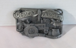 American Farmer Feed The World With Tractor Pewter Belt Buckle; By Siski... - £19.79 GBP