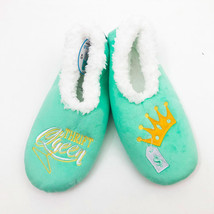 Snoozies Women&#39;s Thrift Queen Slippers Medium 7/8 Mint Green - $12.86