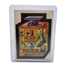 VINTAGE TOPPS 1970&#39;s WACKY PACKAGES STICKER MY SINK PERFUME WORN BY CUTE... - $9.50