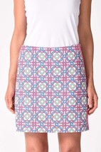 Nwt Ladies Golftini Pink &amp; Blue &quot;Candyland&quot; Golf Skort - Size 16 Long - £29.65 GBP