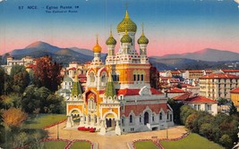 Bello Francia ~ Eglise Russe-Russian Chiesa ~ Foto Cartolina - £6.56 GBP