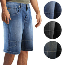 Men's 100% Cotton Denim Premium Quality Relaxed Fit Casual Jean Shorts - $28.34