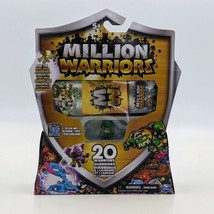 Million Warriors 20 Pack Blind Bags Mega Awesome Silver Box Rare W Glowing Grin - £10.58 GBP