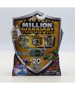 MILLION WARRIORS 20 Pack Blind Bags Mega Awesome SILVER Box Rare w Glowi... - £11.64 GBP