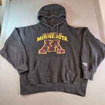 University of Minnesota Hoodie Gray TCF Bank Logo Men’s Size L - €17,28 EUR
