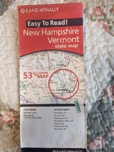 Rand McNally Easy to Read Folded Map: New Hampshire, Vermont State Map 2009 - $3.95