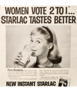 1955 Borden Dairy Instant Starlac Advertisement Vintage Dry Milk Mix DWF12 - $469.16 MXN