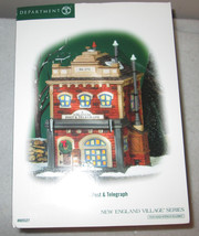 Department 56 New England Village Colonial Post and Telegraph ITEM #805527 - £45.58 GBP