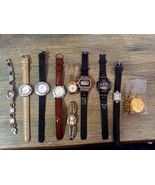 Lot Of 10 Vintage Watches (Untested) Wilson Avon TV Guide Ciprini - $27.44 CAD