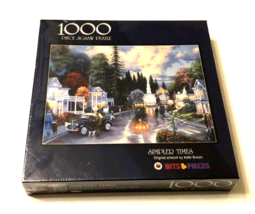 Simpler Times Keith Brown Bits Pieces 1000 Puzzle No. 02-0088 Vintage 2000 New - £9.09 GBP