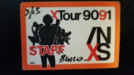 Inxs / Michael Hutchence - 1990 1991 Tour Vintage Original Cloth Backstage Pass - £10.19 GBP