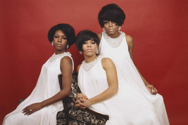 The Supremes Diana Ross And Motown Legends In White 24x18 Poster - £19.17 GBP
