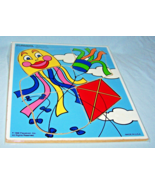 1988 Wooden Playskool Puzzle-Kites-186-17 - $13.72 CAD