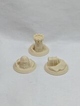 Lot Of (3) Dnd RPG Wargaming Plastic Miniature Terrain Rock Treasure Tow... - $6.86