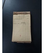 1910s E.M. Clark - N. Haverhill NH AUTOMOBILE Sales Receipt Book Car Dea... - $23.16