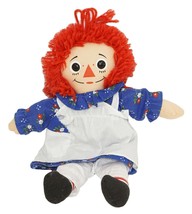 Raggedy Ann 11&quot; Plush Toy - Stuffed Animal Hasbro Doll Figure 1996 - £6.33 GBP