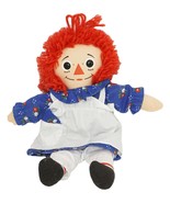 Raggedy Ann 11&quot; Plush Toy - Stuffed Animal Hasbro Doll Figure 1996 - £5.98 GBP