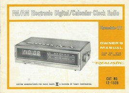 Realistic Chronodate-221 FM/AM Electronic Digital Clock Radio Owner&#39;s Ma... - $7.85