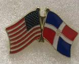 USA &amp; Dominican Republic Friendship Lapel Pin - $9.98