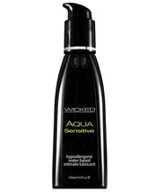 Wicked Sensual Care Hypoallergenic Aqua Sensitive Water Based Lubricant - 4 Oz U - $21.99