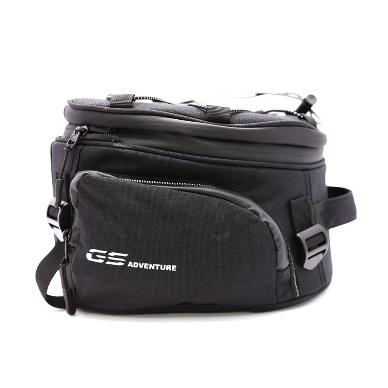 Waterproof Saddlebag Motorcycle Fork Bag Saddlebags Black Handlebar Bag Motorcyc - $187.44