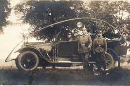 WWI German Wire Cutter Army Staff Car Automobile Guns Real Photo Postcard - £201.02 GBP