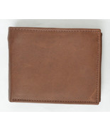 MENS BROWN  LEATHER WALLET  BIFOLD Free Shipping New Credit Card Holder ... - $19.01 CAD