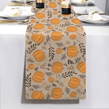 Pumpkin Wheat | Thanksgiving Table Runner 72x13 – 100% Polyester, Rustic... - $16.97