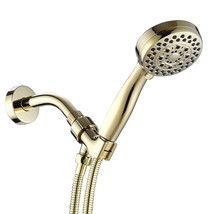 Handheld Shower Head with Hose High Pressure Shower Heads, Gold - £57.13 GBP