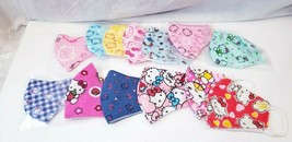 3 pack HANDMADE FACE COVER MASK fun cartoon Hello Kitty mix cat adult Te... - £12.53 GBP