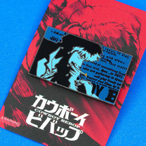 Cowboy Bebop Spike Spiegel Blue Panel Opening Theme Enamel Pin Figure Anime - £11.85 GBP