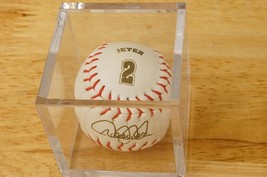 MLB Steiner Sports Miniature Baseball #2 Derek Jeter New York Yankees in... - $19.79