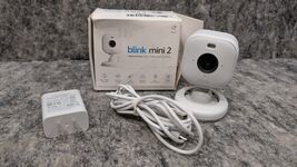Blink Mini 2 1080p Security Camera with Built-in Mic - White - $14.99