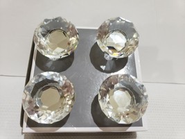 Concepts Faceted Round Crystal Drawer Handles Pull Knobs Cabinet Door Pu... - $36.62