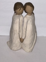 Willow Tree HEART AND SOUL Demdaco Resin Figurine Sisters, Friends Girls... - £30.50 GBP