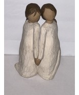Willow Tree HEART AND SOUL Demdaco Resin Figurine Sisters, Friends Girls... - $39.00