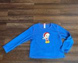 Looney Tunes Blue Fleece Sweatshirt Sleep Pajama Shirt Top Sweatshirt M ... - $39.59