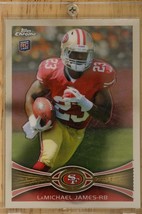 2012 Topps Chrome Football #191 LaMichael James RC Rookie San Francisco 49ers - $4.94