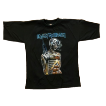 Iron Maiden Somewhere in Time Black Double-sided Graphic T-shirt Mens M/L? - £18.16 GBP